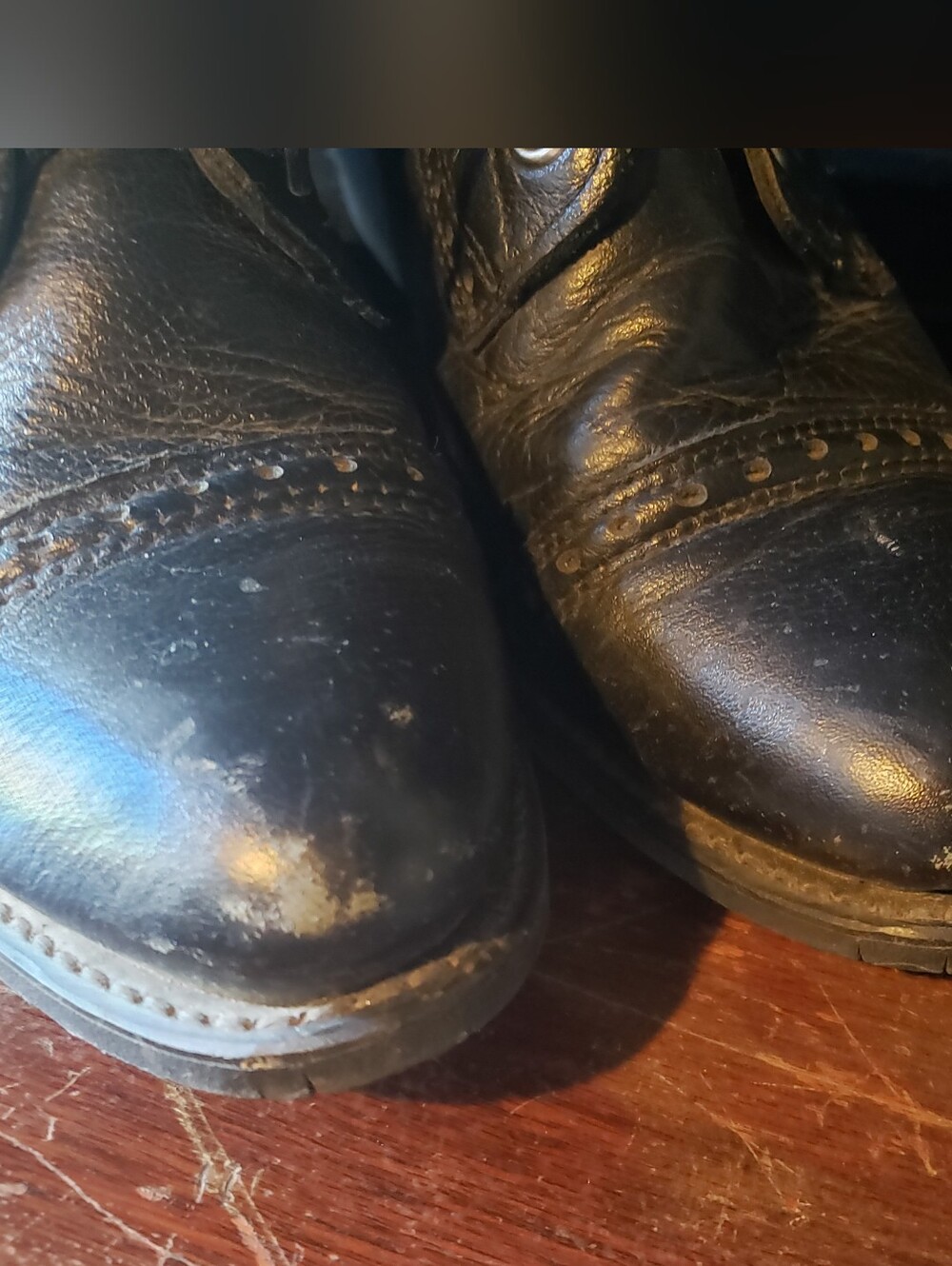 Vintage Capezio Black Leather Granny Witch Victorian Lace-up Boots Sz 8 - Picture 6 of 9